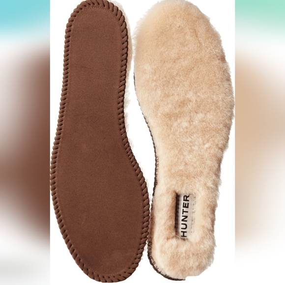 Hunter Womens Luxury Shearling Insoles Color Natural Size 7 - Picture 1 of 7